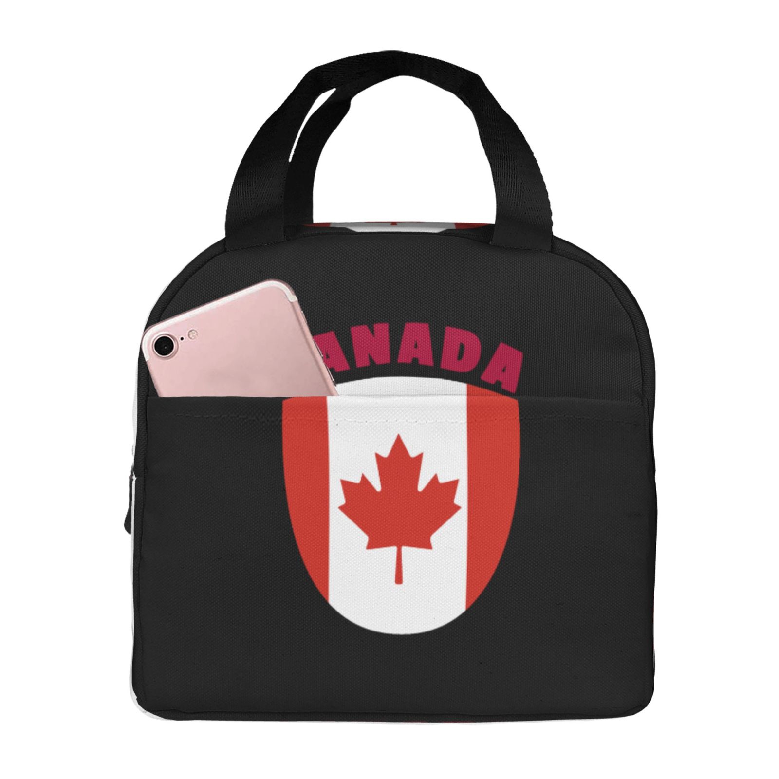 Women Bags Canada - Vlag van Canada Print geïsoleerde lunchtas