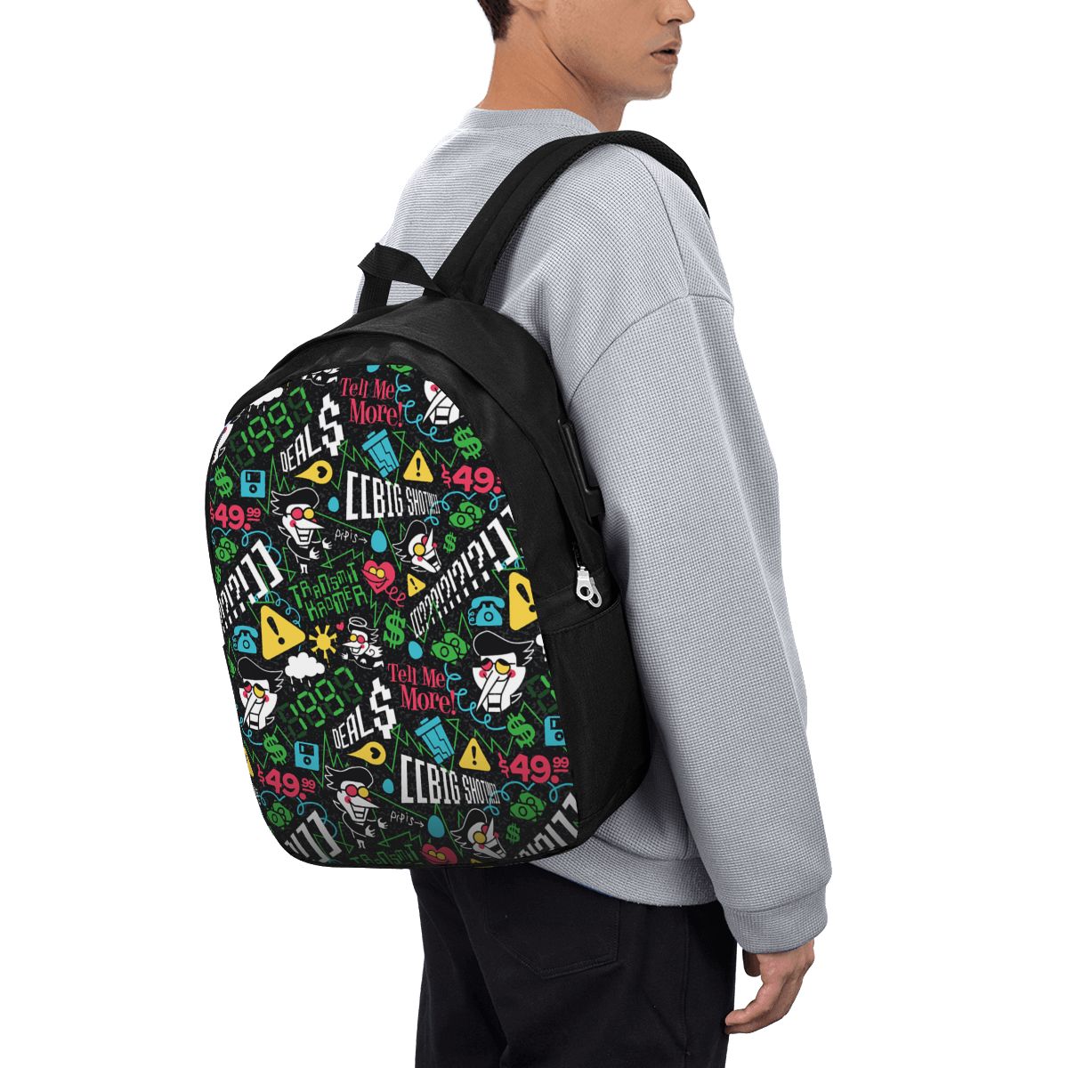 Woman In Bag - Deltarune SPAMTON G Rugzak Reisnotebooktas Computer