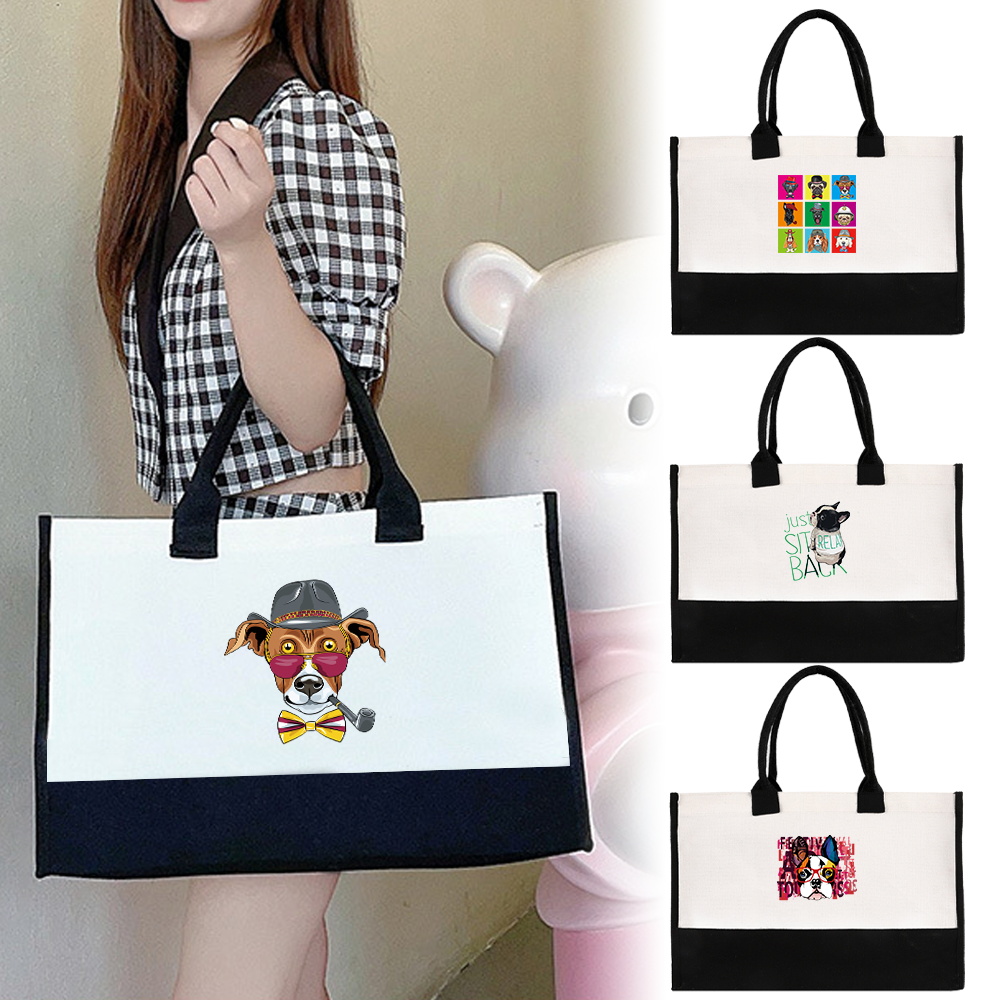 Women Bags Jute - Winkeltasjes Tote Bag Jute tas Shopper