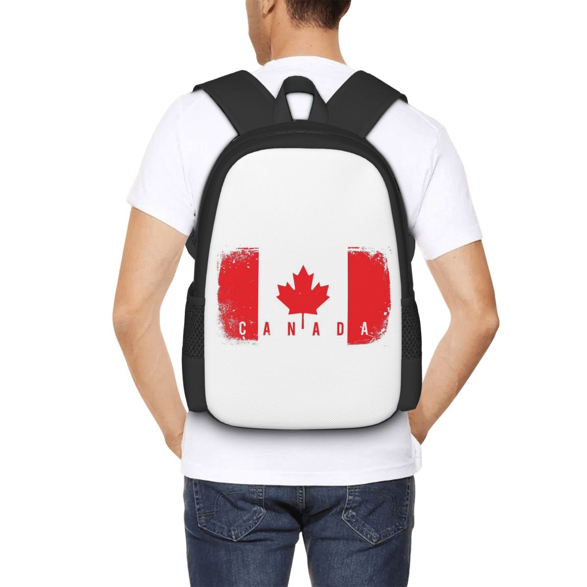 Women Bags Canada - Canada Flag Student Rugzak Schooltas Wandelen