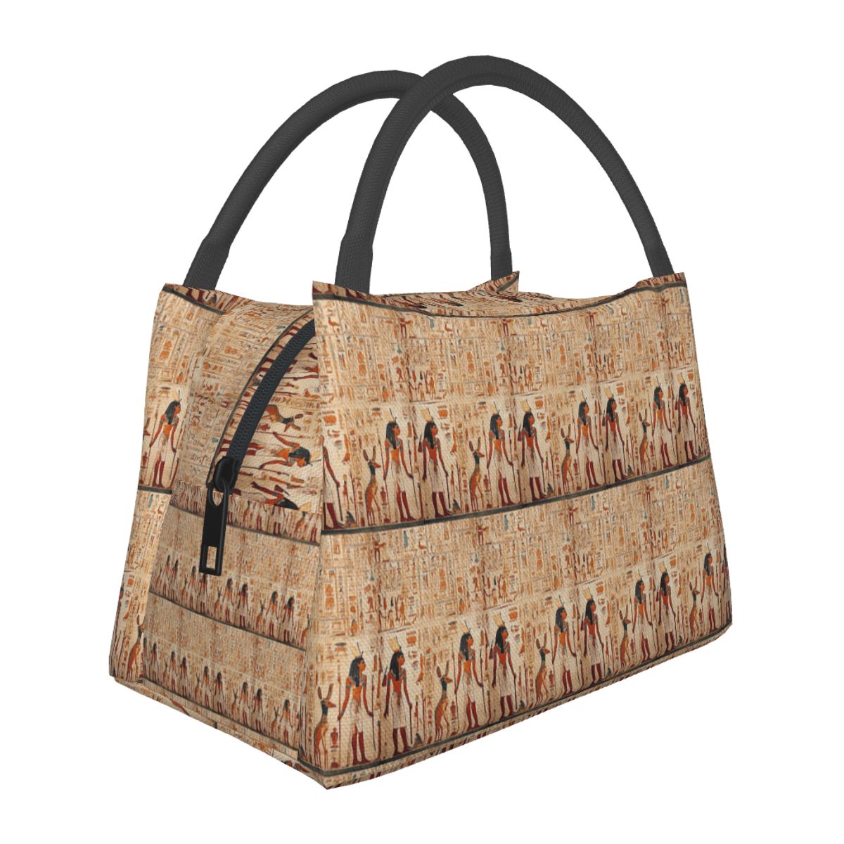Women Bags Egypt - Muurschildering Oud-Egypte Egyptische Mythologie Geïsoleerde Lunchtas