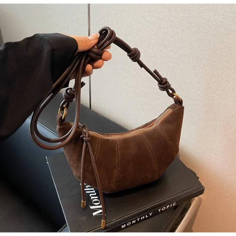 Women Bags Zara - Fluwelen materiaal Rits 2024 Hoge kwaliteit