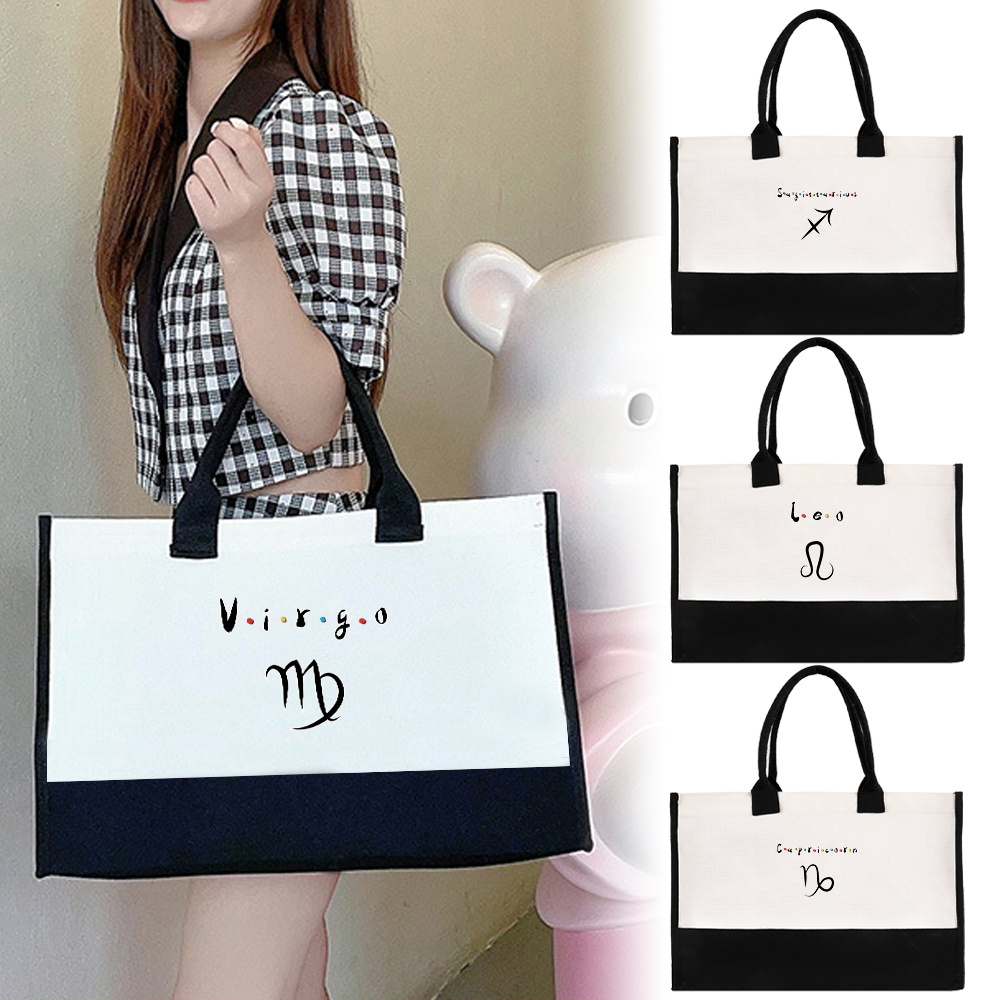 Women Bags Jute - Damesdraagtas Herbruikbare shopper Jute tas Hoge