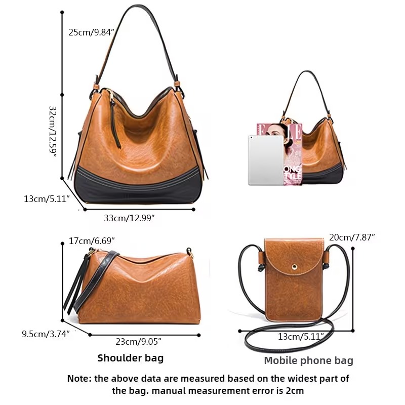 Dames tassenset - 4-delige set - Women Bags Crossbody recensie en prijs