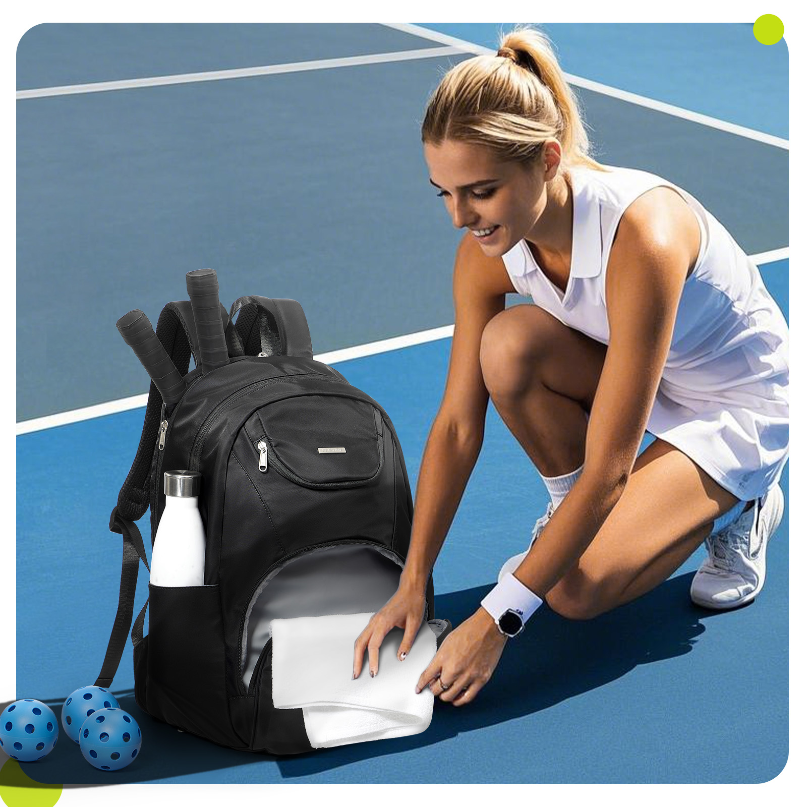 Tennistas Tennisrugzak 2 racke - Women Bags And Shoes recensie en prijs