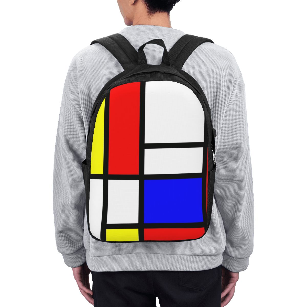 Piet Mondriaan Compositie Rugz - Woman In Bag recensie en prijs