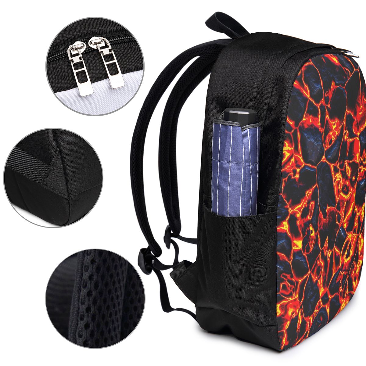 Magma Volcano Lava Fire Rugzak - Woman In Bag recensie en prijs