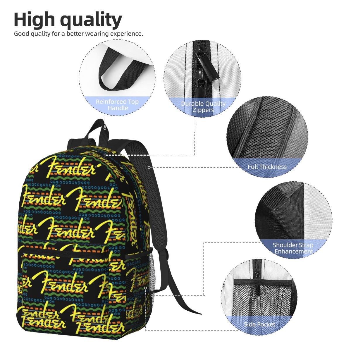 Jaren 90 Muziekbedrijf Fender  - Women Bags Company recensie en prijs