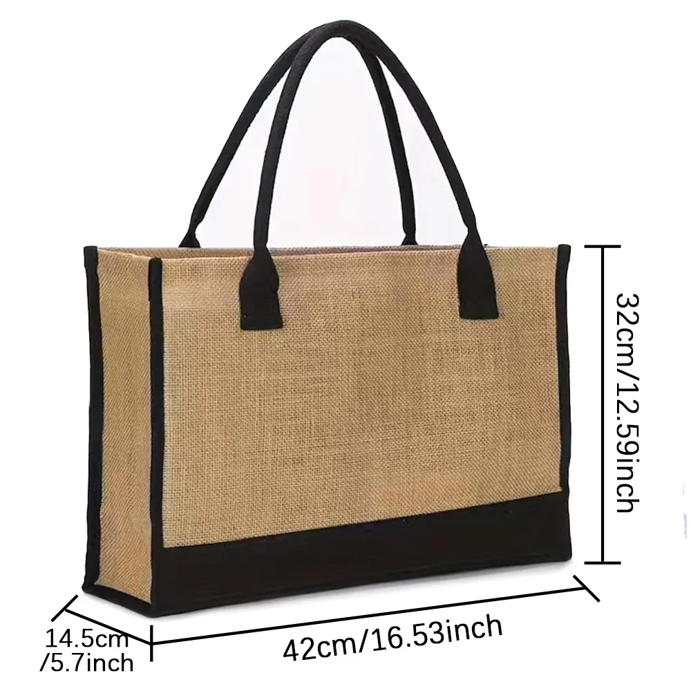 Tote Bag Mode Jute Tas Draagba - Women Bags Jute recensie en prijs