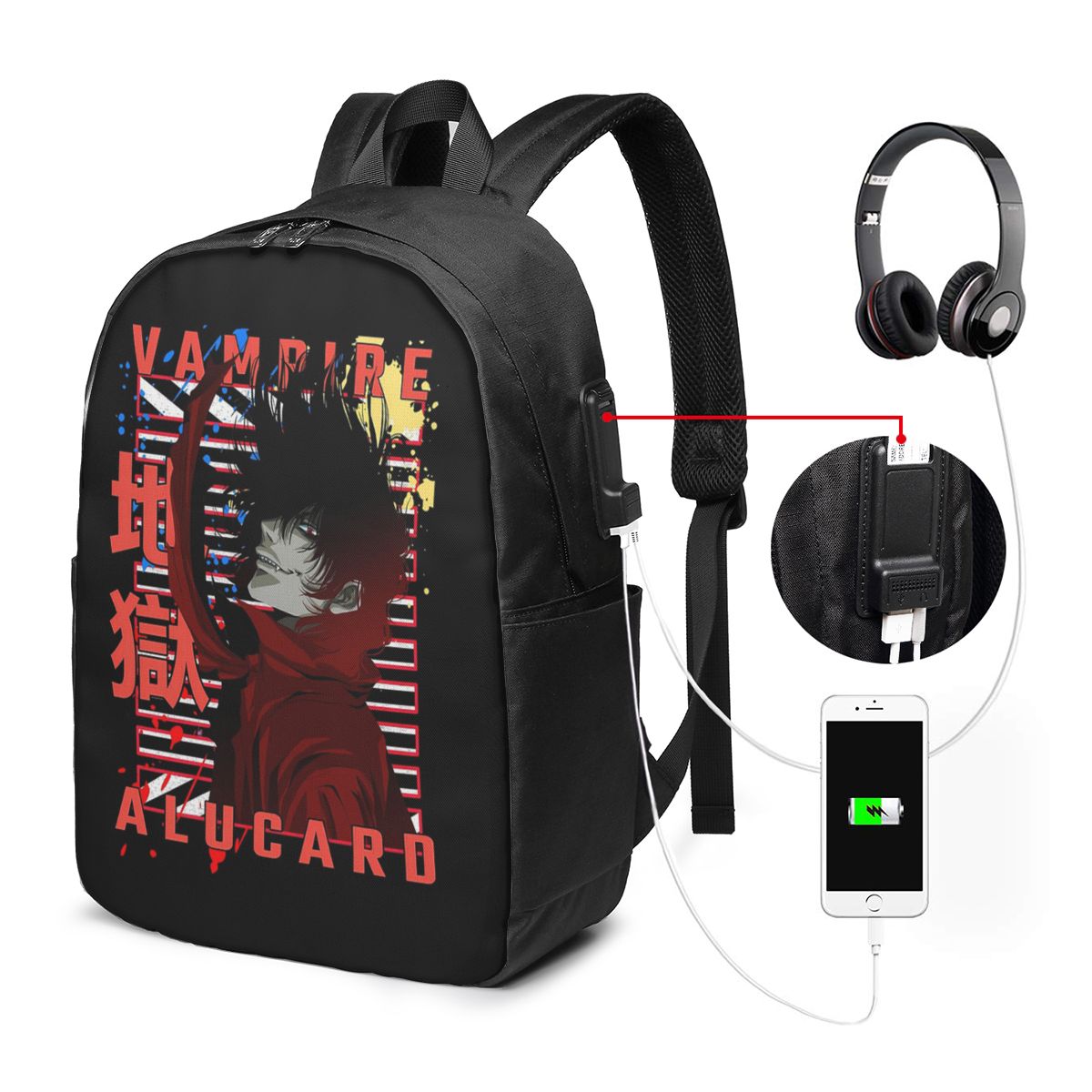 Alucard Hellsing Manga Rugzak  - Woman In Bag recensie en prijs
