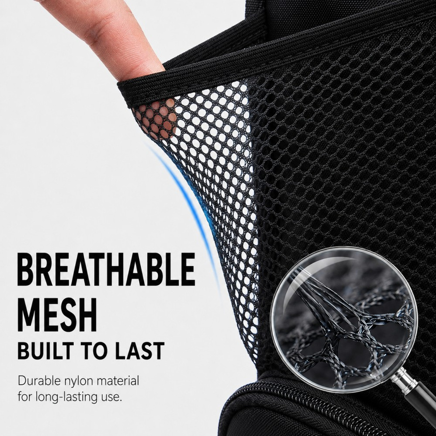 Opbergzak voor aan de zijkant  - Mesh Net Bag recensie en prijs