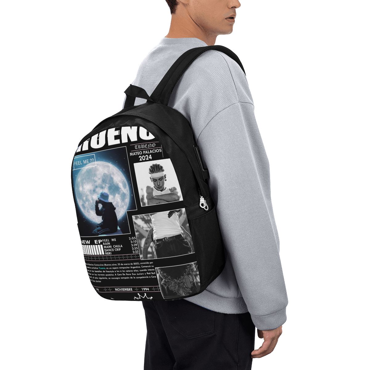 Grappige Trueno Hip Hop Rapper - Woman In Bag recensie en prijs