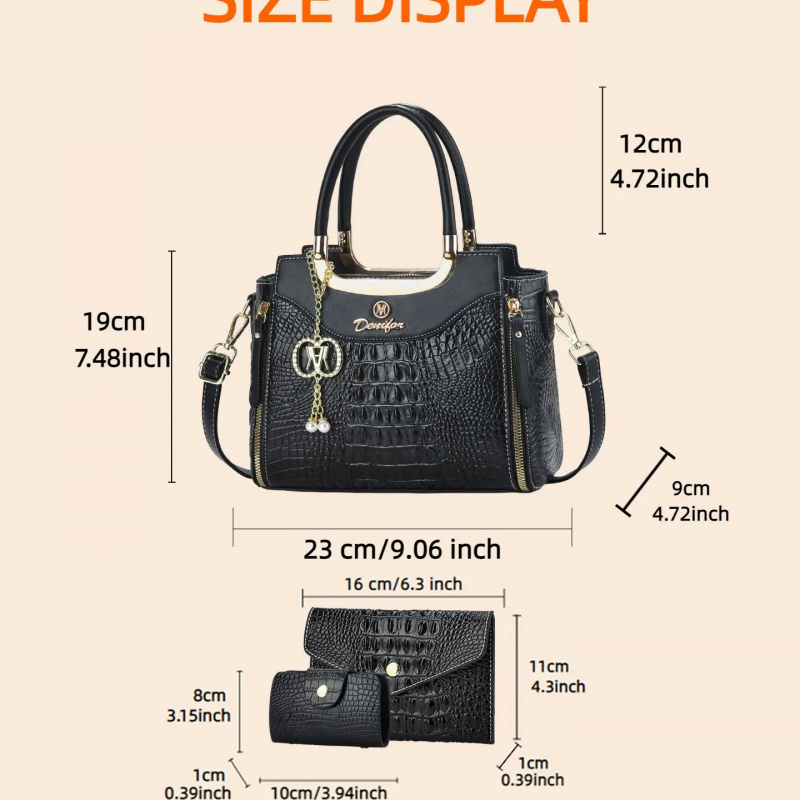 Dames handtasset met krokodill - Women Bags Crossbody recensie en prijs