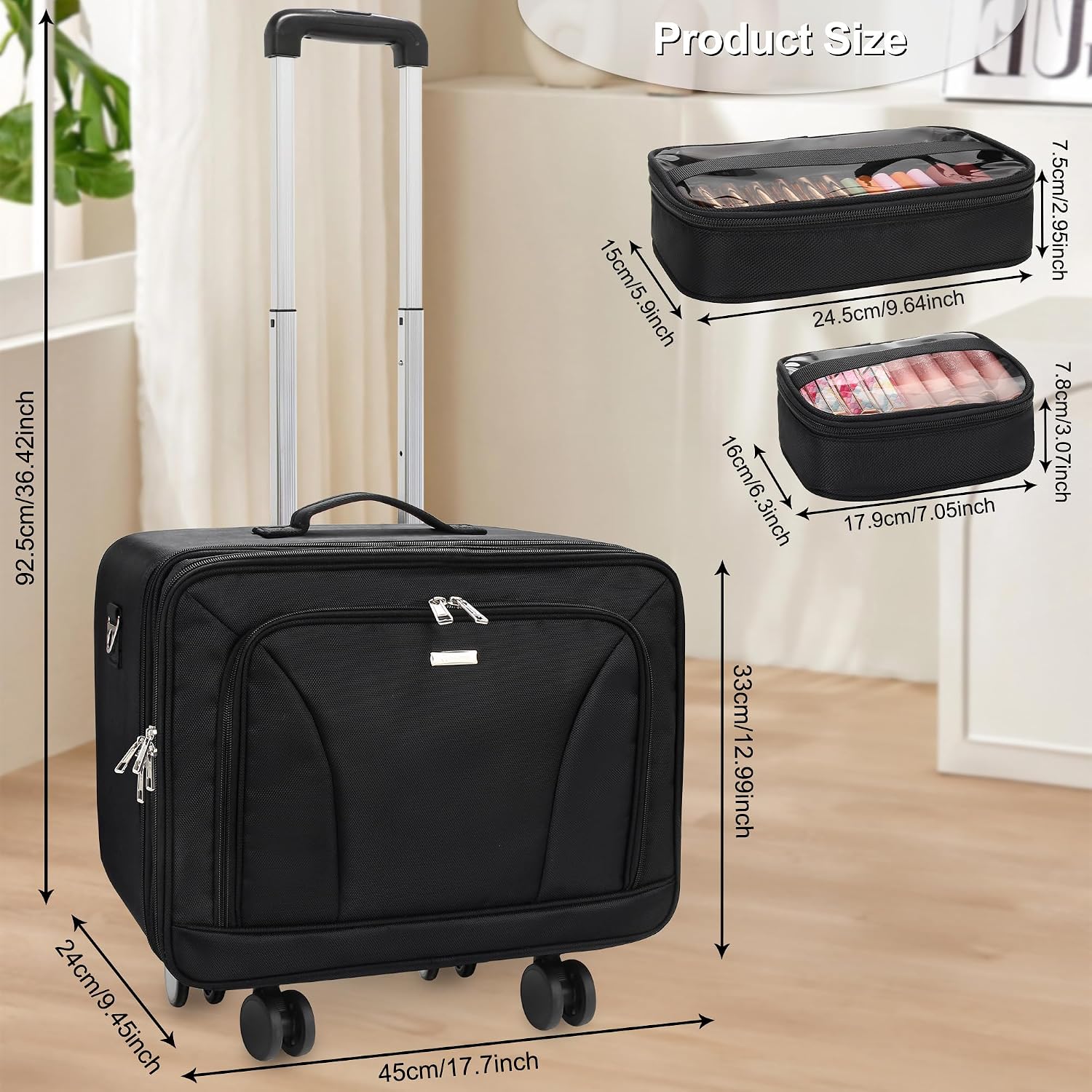 Extra grote rollende make-up k - Woman In Bag recensie en prijs