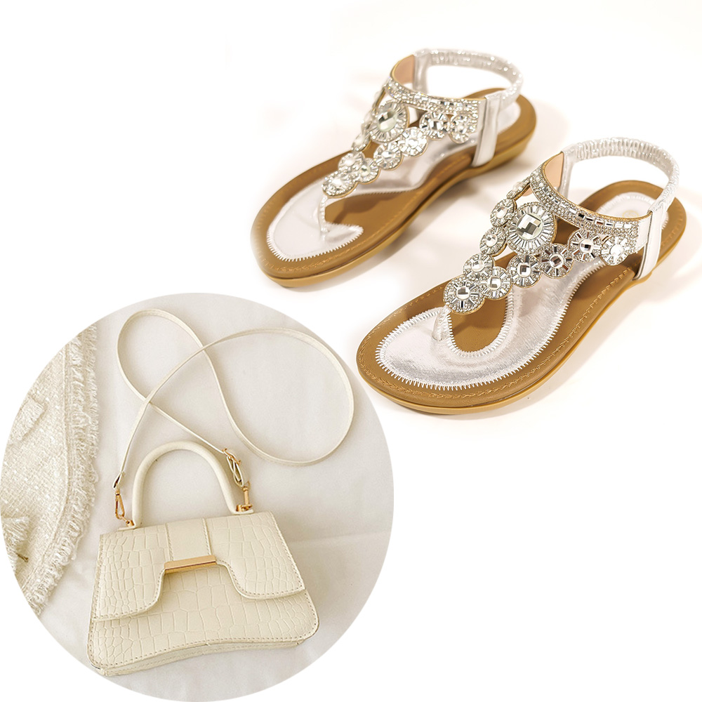 Dames zomer nieuwe strass clip - Women Bags And Shoes recensie en prijs