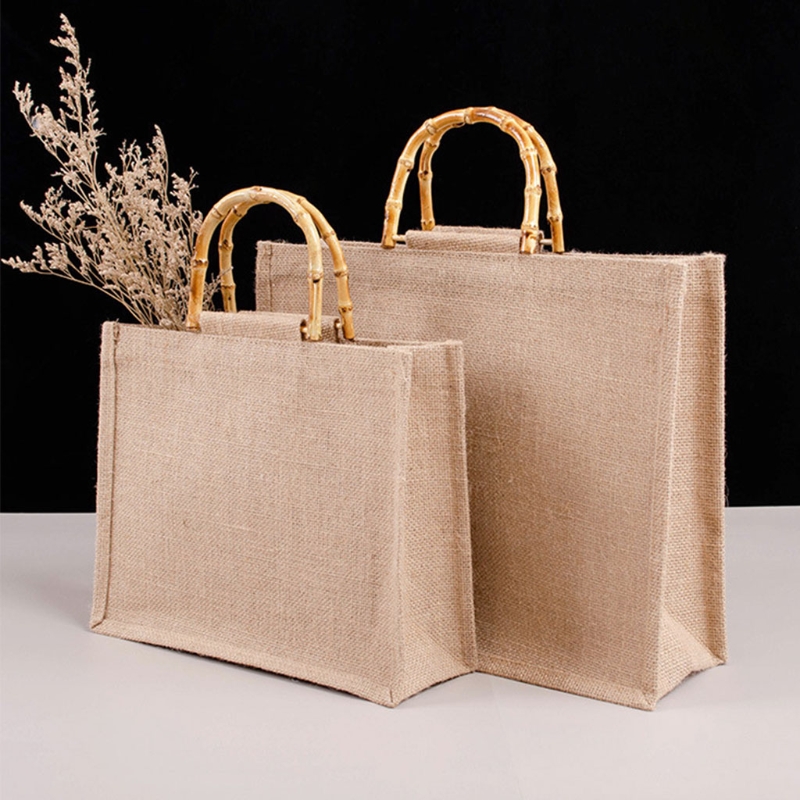 Draagbare Jute Jute Boodschapp - Women Bags Jute recensie en prijs