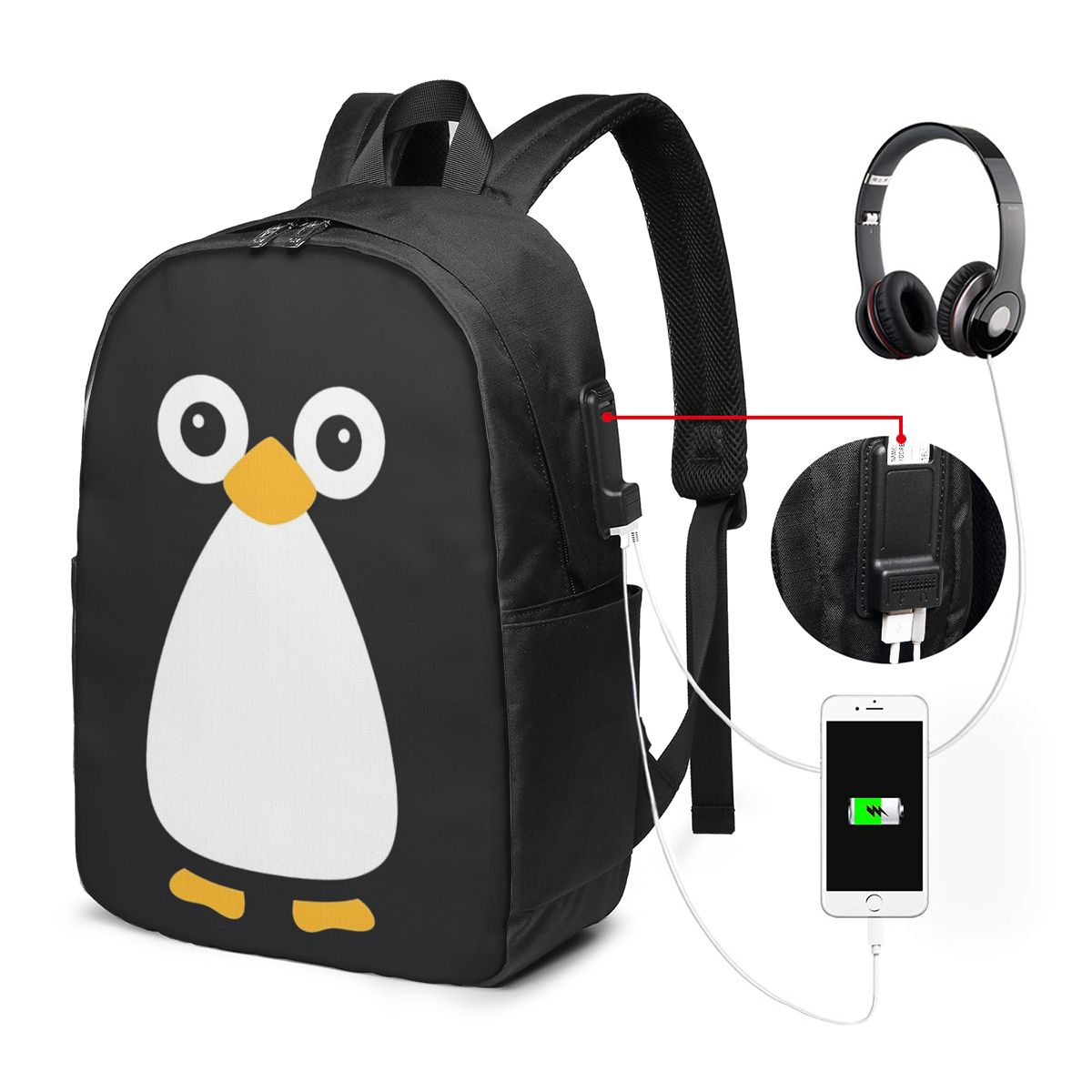 Leuke Vector Penguin-rugzak Re - Woman In Bag recensie en prijs